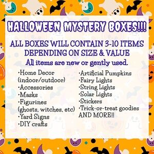 🎃HALLOWEEN MYSTERY BOX!
